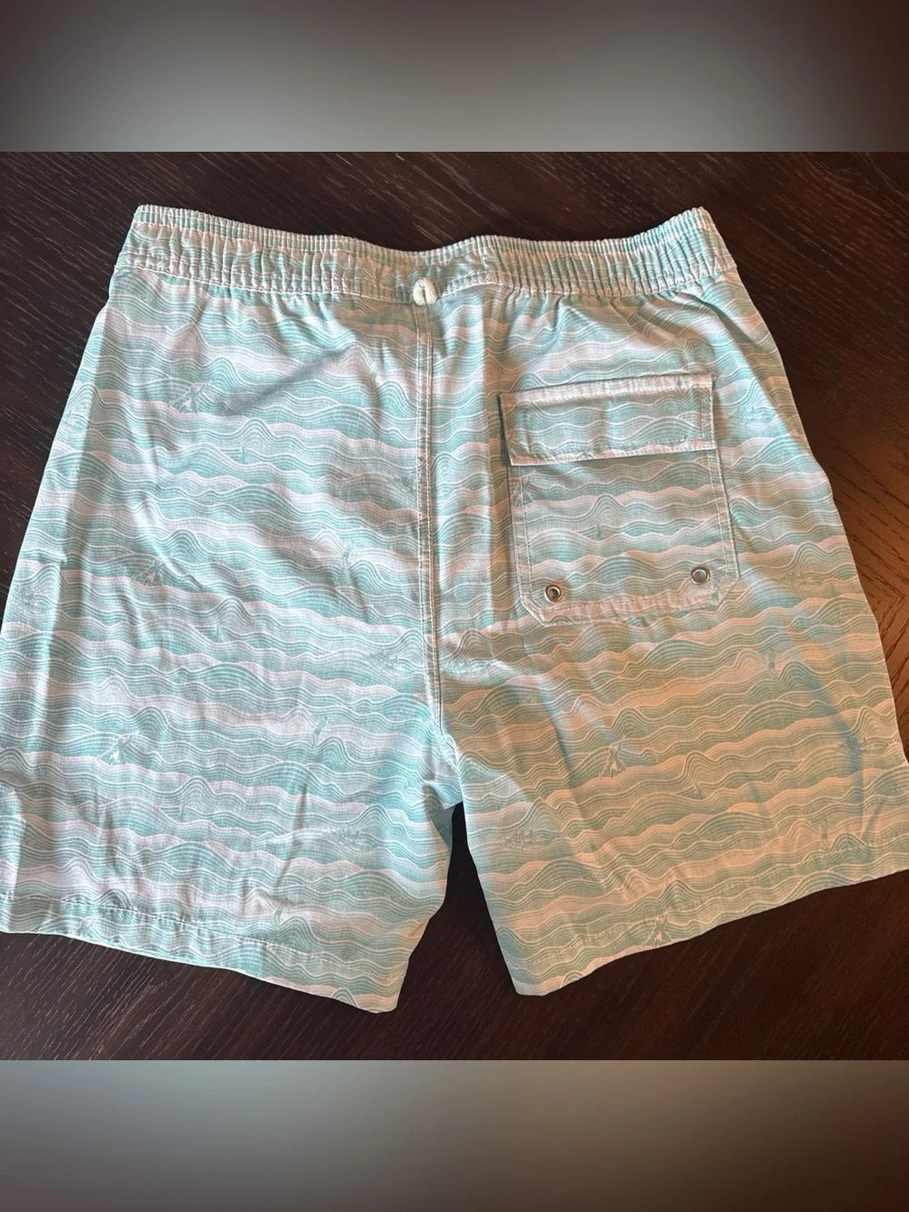 johnnie-O Wave-Print Swim Trunks Boys size 14